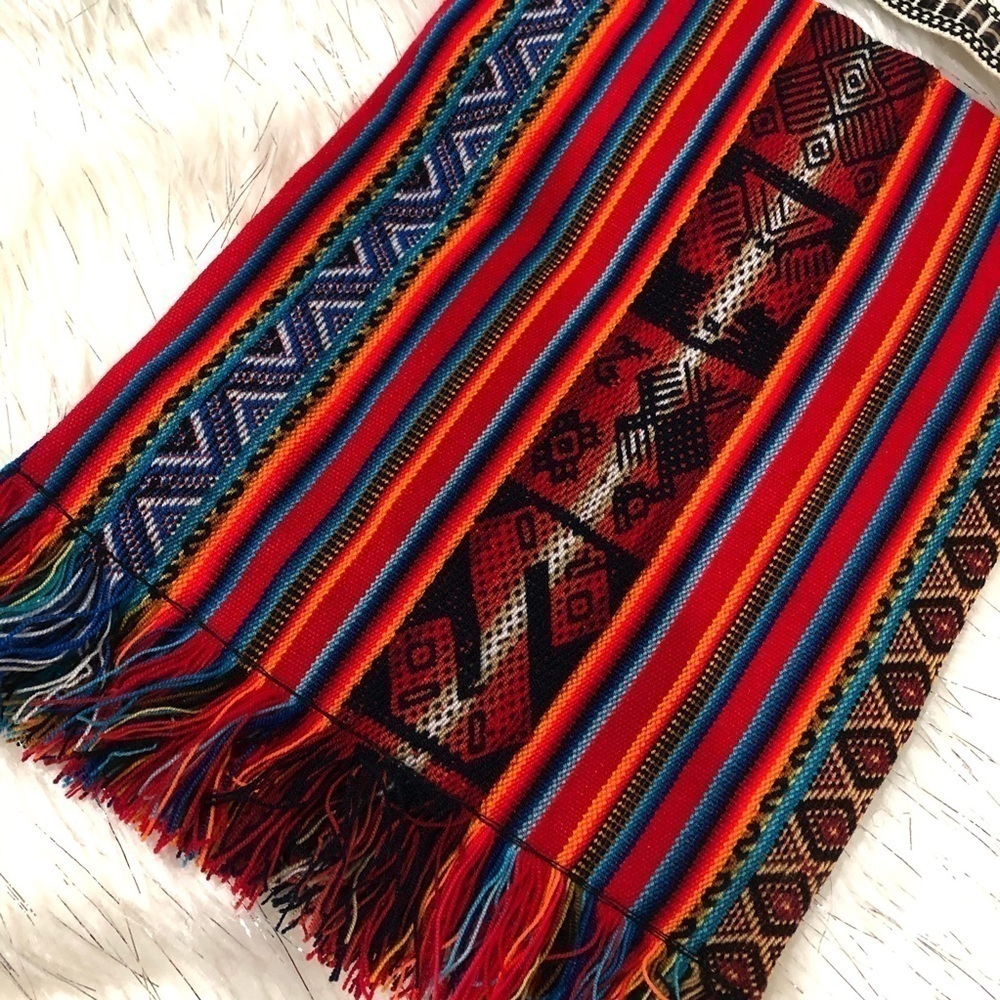 Crossbody Bag Andean Peruvian Style Multicolor 12" tall‎ - Picture 4 of 7